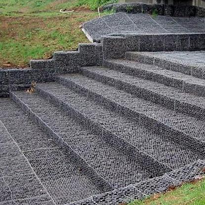 Габион матрац 4х2х0,23 м. цинк (проволока 2,7 мм, ячейка 8х10 см)